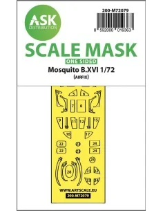 Mosquito B.XVI one-sided express fit mask for Airfix, 1/72 - Art Sc...