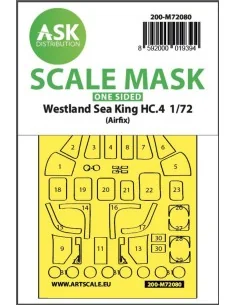 Westland Sea King HC.4 one-sided express fit mask for Airfix, 1/72 ...