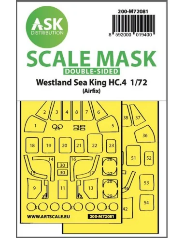 Westland Sea King HC.4 double-sided express fit mask for Airfix, 1/...