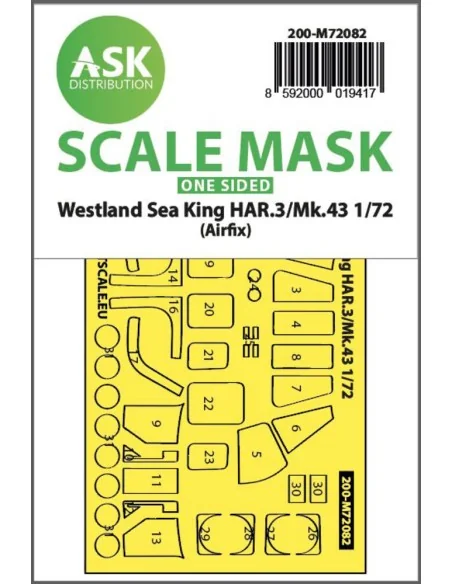 Westland Sea King HAR.3 / Mk.43 one-sided express fit mask for Airf...