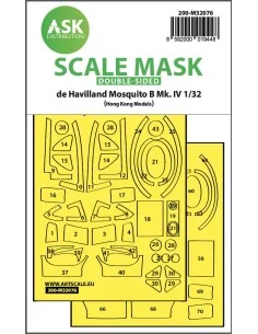 Mosquito B Mk.IV double-sided fit mask for HK Models, 1/32 - Art Sc...
