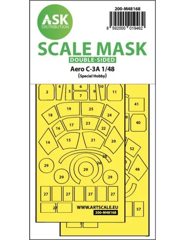 Aero C-3A double-sided express fit mask for Special Hobby, 1/48 - A...