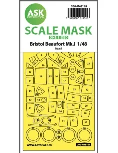 Bristol Beaufort Mk.I one-sided express fit mask for ICM, 1/48 - Ar...