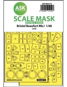 Bristol Beaufort Mk.I double-sided express fit mask for ICM, 1/48 -...