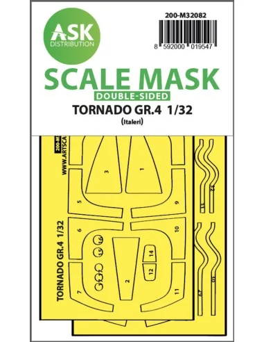 Tornado GR.4 double-sided express fit mask for Italeri, 1/32 - Art ...