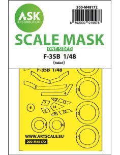 F-35B one-sided express fit mask for Italeri, 1/48 - Art Scale Kit ...