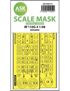 Me 110G-4 double-sided express fit mask for Eduard, 1/48 - Art Scal...
