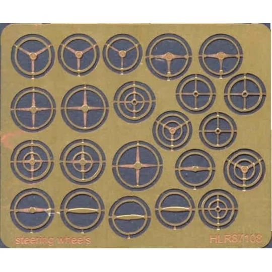 STEERING WHEELS, 1/87 - Hauler HLR87108 STEERING WHEELS, 1/87 - Hauler HLR87108