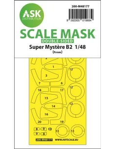 Super Mystére B2 double-sided express fit mask for Special Hobby, 1...