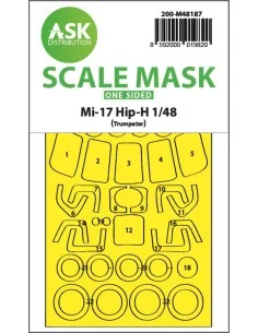 Mil Mi-17 Hip-H one-sided express fit mask for Trumpeter, 1/48 - Ar...