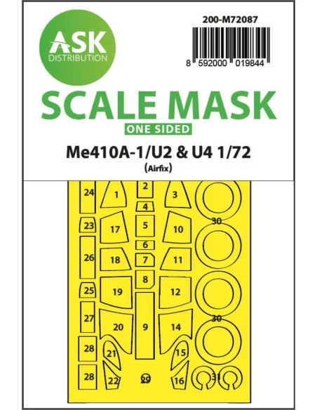 Messerschmitt Me 410A-1/U2 & U4 one-sided express fit mask for Airf...