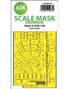 Siebel Si 204E double-sided realy fit and self adhesive express mas...