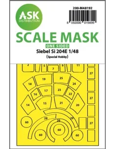 Siebel Si 204E one-sided realy fit and self adhesive express mask f...
