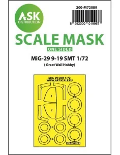 MiG-29 9-19 SMT one-sided express fit mask for Great Wall Hobby, 1/...
