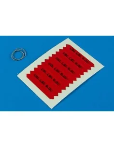 Remove before flight flags -IDF- black l, 1/32 - Aerobonus 320.011