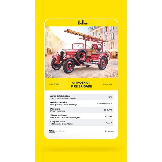 Citroen C4 Fire Brigade - Heller 80733