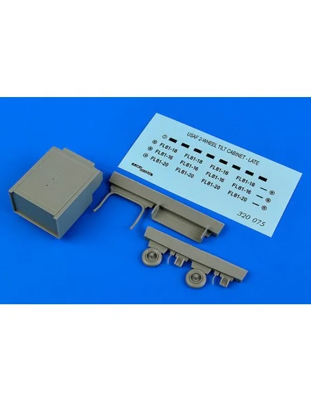 USAF 2-wheel tilt cabinet - late, 1/32 - Aerobonus 320.075