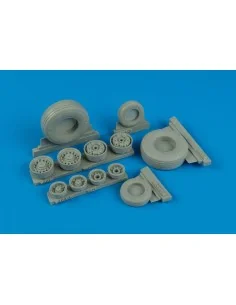 F-14D Super Tomcat weighted wheels (TRU), 1/32 - Wheelliant 132.001