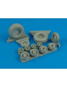 F-14A Tomcat weighted wheels (TAM), 1/32 - Wheelliant 132.004