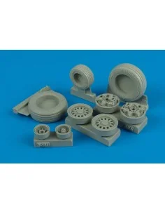 F-16l Sufa weighted wheels for Academy, 1/32 - Wheelliant 132.006