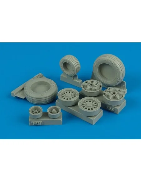 F-16l Sufa weighted wheels for Academy, 1/32 - Wheelliant 132.006