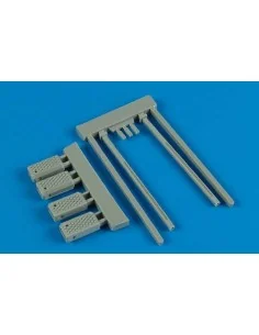 US. Navy poly. wheel chock NWC-4/5, 1/32 - Wheelliant 132.008
