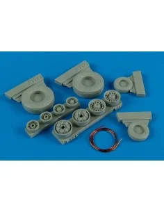 F-14A Tomcat weighted wheels, 1/48 - Wheelliant 148.001
