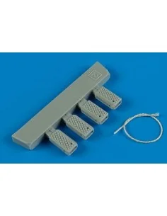 US. Navy poly. wheel chock w/nyl.thread, 1/48 - Wheelliant 148.002