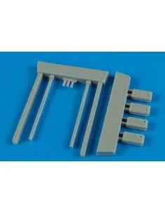 US. Navy poly. wheel chock NWC-4/5, 1/48 - Wheelliant 148.003