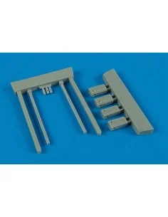 U.S. Navy poly. wheel chock NWC-4/5 la., 1/48 - Wheelliant 148.004