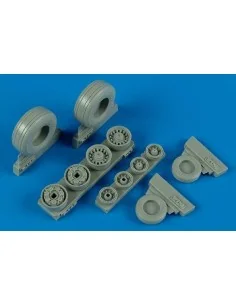 F-14B/D Tomcat weighted wheels (HAS), 1/48 - Wheelliant 148.005