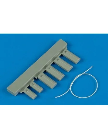 U.S.A.F. wheel chock with nylon thread, 1/48 - Wheelliant 148.007