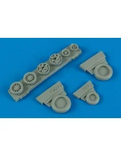 F-16C/CJ (block 50/52) weighted wheels, 1/48 - Wheelliant 148.009
