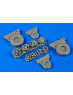 F-14A Tomcat weighted wheels for Academy, 1/48 - Wheelliant 148.011