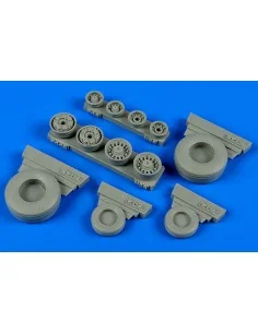F-14B/D Tomcat weigted wheels f.HobbyBos, 1/48 - Wheelliant 148.012