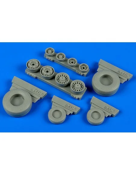 F-14B/D Tomcat weigted wheels f.HobbyBos, 1/48 - Wheelliant 148.012