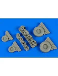 F-14A Tomcat weighted wheels f. HobbyBos, 1/48 - Wheelliant 148.013