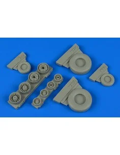 F-14A Tomcat weighted wheels f.Tamiya, 1/48 - Wheelliant 148.014