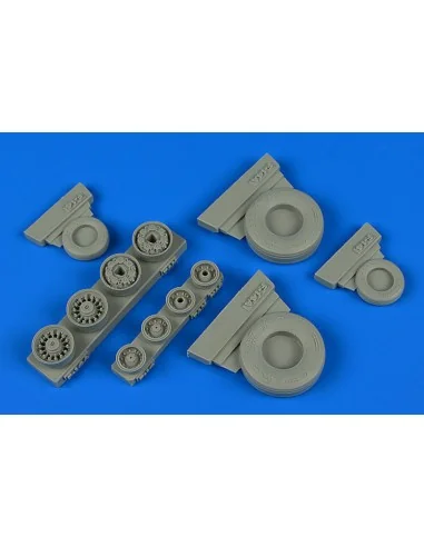 F-14A Tomcat weighted wheels f.Tamiya, 1/48 - Wheelliant 148.014