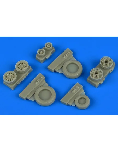 F-16I Sufa weighted wheels f.Hasgawa, 1/48 - Wheelliant 148.015