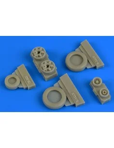F-16I Sufa weighted wheels for Kinetic, 1/48 - Wheelliant 148.016