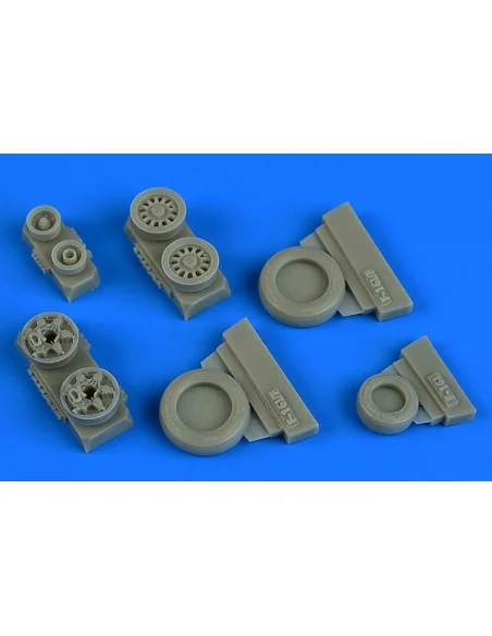 F-16I Sufa weighted wheels(GY production, 1/48 - Wheelliant 148.018