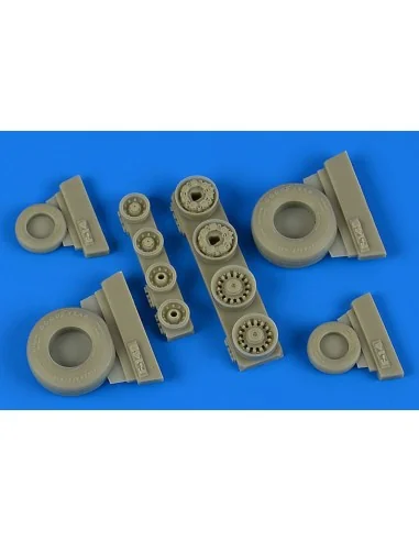 F-14B/D Tomcat weighted wheels f.Tamiya, 1/48 - Wheelliant 148.019