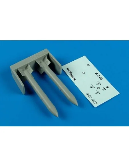 S-24-B Russian air-to-ground rockets, 1/48 - Aerobonus 480.028