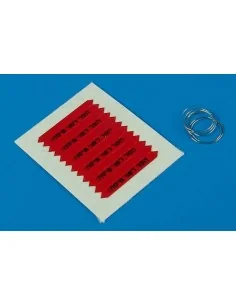 Remove before flight flags -IDF- black, 1/48 - Aerobonus 480.029