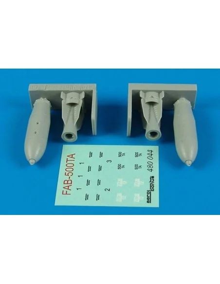 FAB-500TA Russian bombs, 1/48 - Aerobonus 480.044