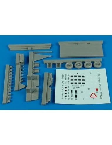 Flightline trailer F-2A (steel platform), 1/48 - Aerobonus 480.046