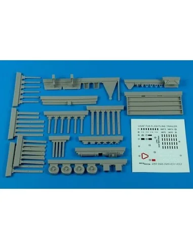 USAF F-2A flightl.trailer(steel platform, 1/48 - Aerobonus 480.049