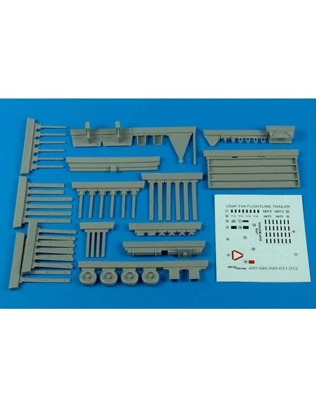 USAF F-2A flightl.trailer(steel platform, 1/48 - Aerobonus 480.049