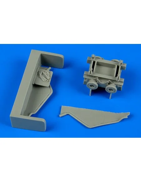 US NAVY torpedo loading cart, 1/48 - Aerobonus 480.064
